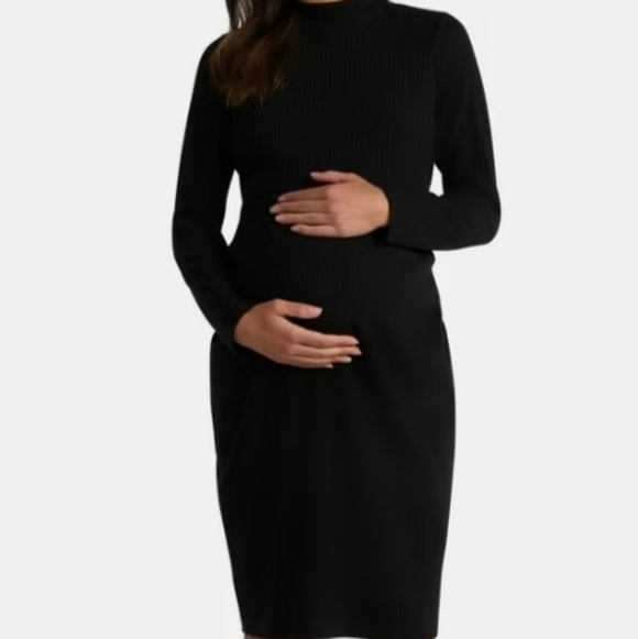 Time and Tru Dresses & Skirts - NWT Maternity Ribbed Dress Set 2 Piece 16 - 18